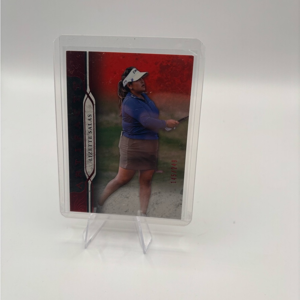 2021 Upper Deck Artifacts-Red. 145/249- Lizette Salas #39 LPGA (RC).